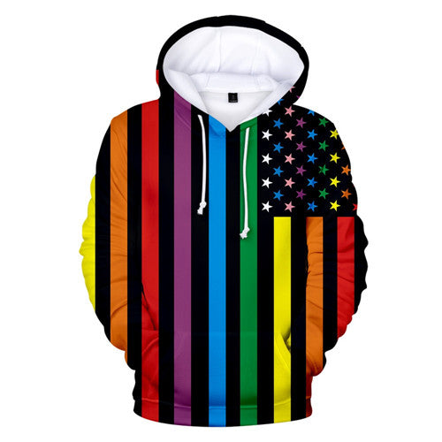 Digital Print Hoodie - Unisex All-Over Polyester Sublimation Pullover Sweatshirt