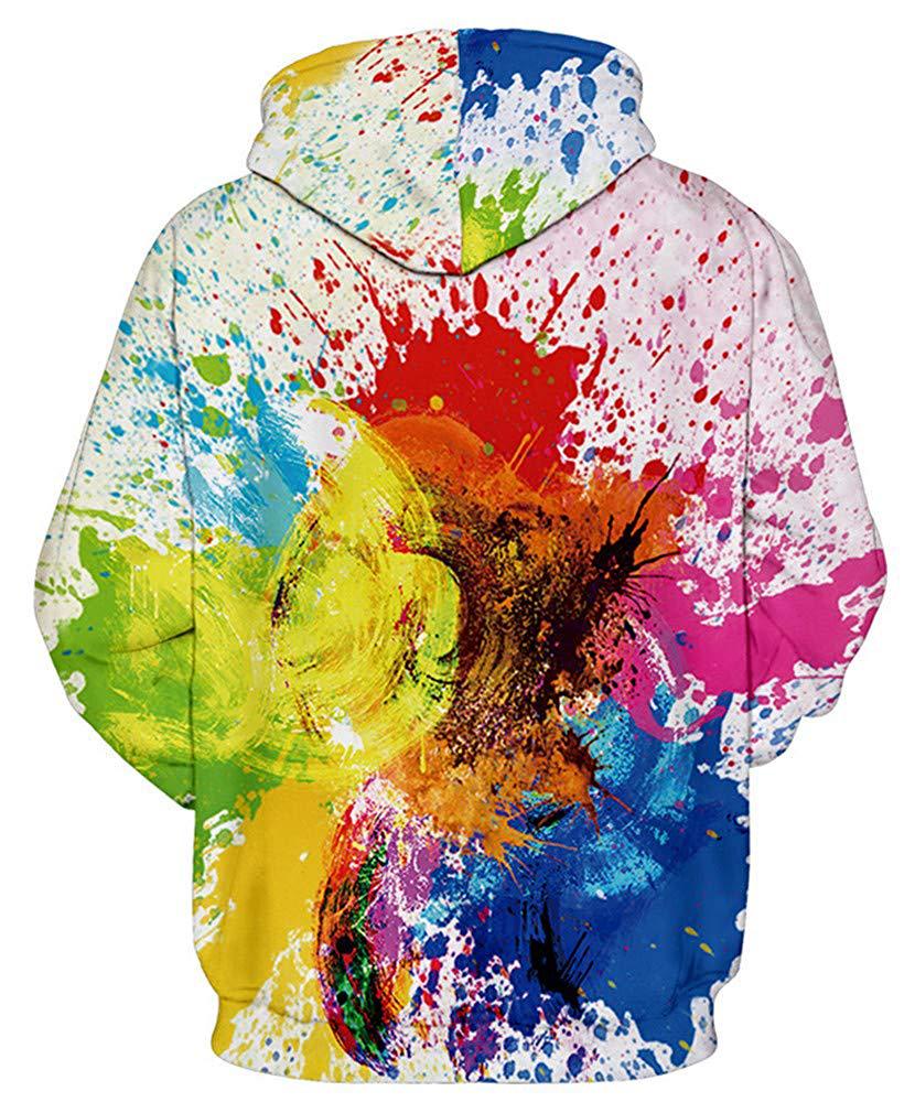 Unisex 3D Printed Pullover Sports Hoodie - All-Over Sublimation Sweatshirt for Men & Women