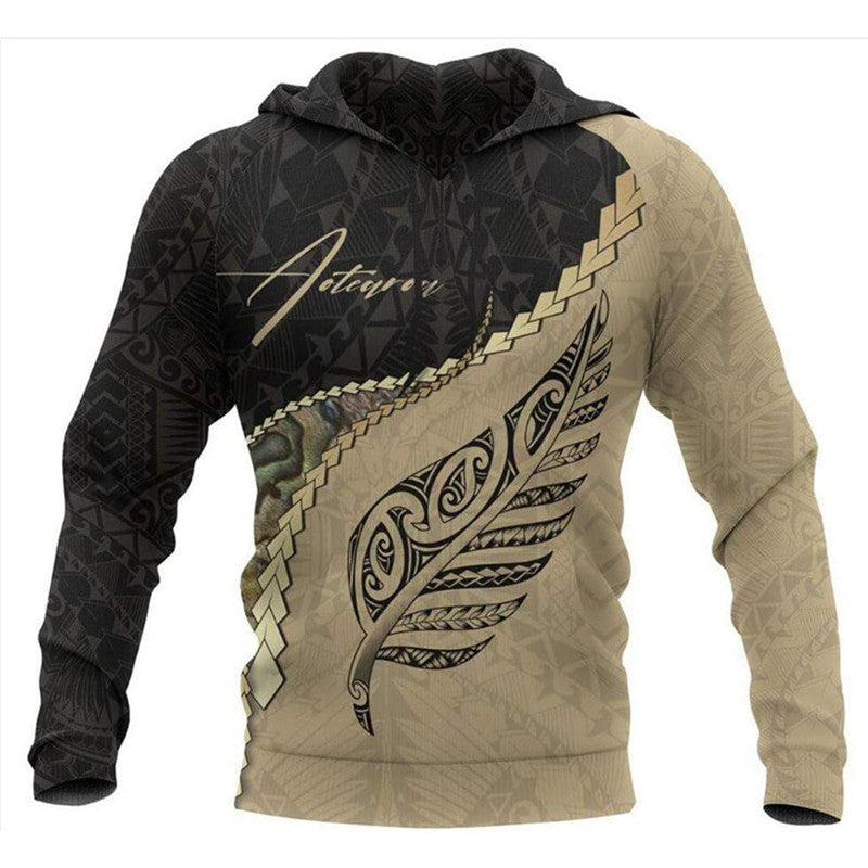 Jing Viking Warrior 3D Print Hoodie - Unisex Norse Mythology All-Over Sublimation Pullover Sweatshirt