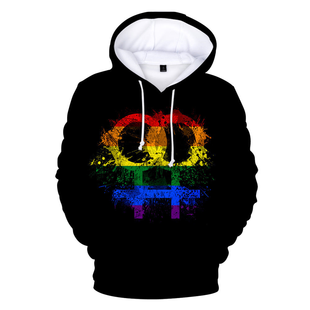 Digital Print Hoodie - Unisex All-Over Polyester Sublimation Pullover Sweatshirt