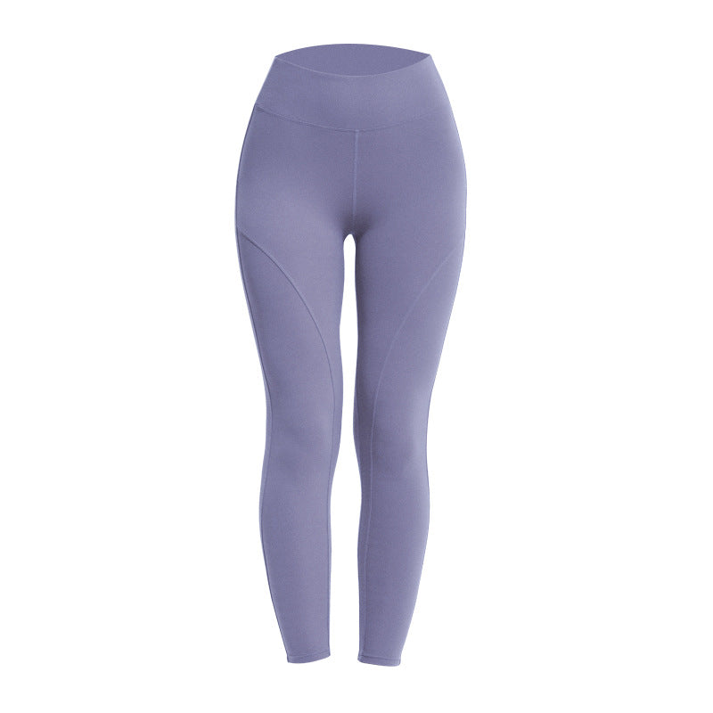 Breathable High-Waisted Yoga Pants - Ideal for Running & Workouts
