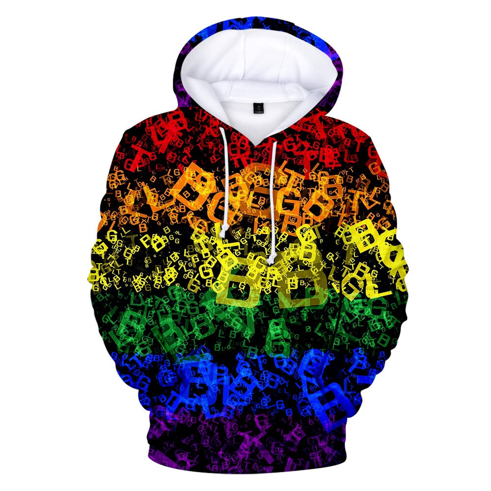 Digital Print Hoodie - Unisex All-Over Polyester Sublimation Pullover Sweatshirt