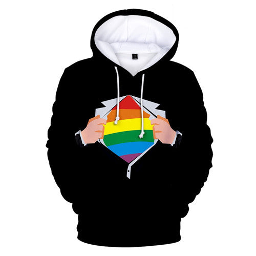 Digital Print Hoodie - Unisex All-Over Polyester Sublimation Pullover Sweatshirt