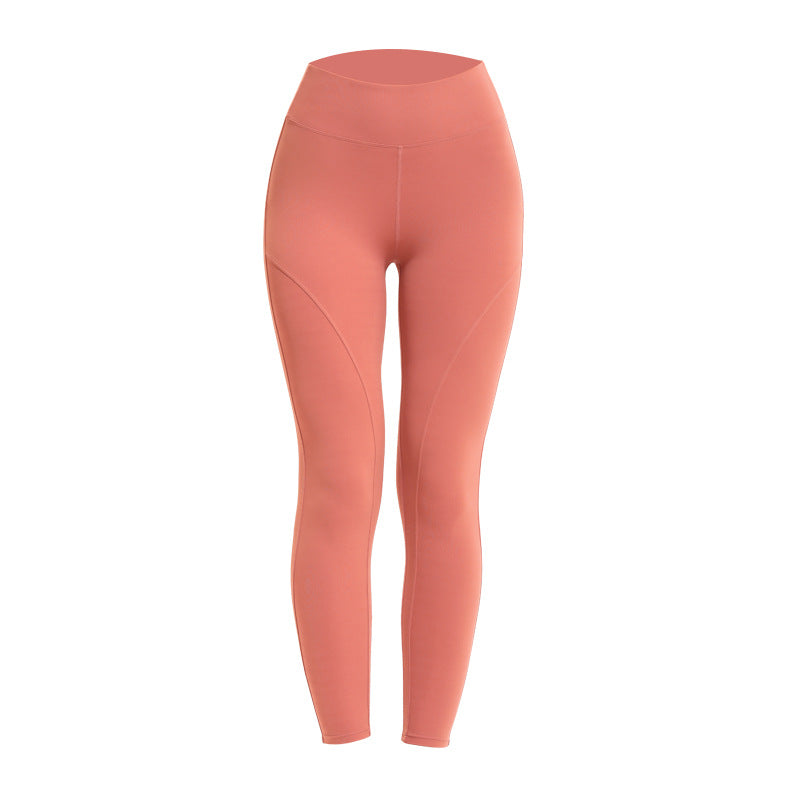 Breathable High-Waisted Yoga Pants - Ideal for Running & Workouts