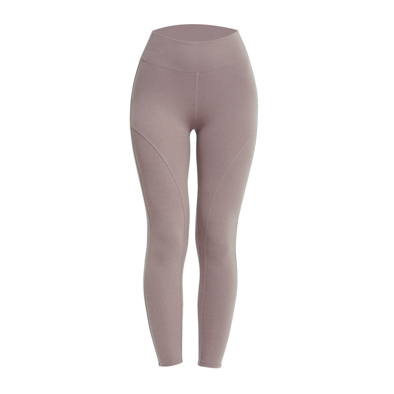 Breathable High-Waisted Yoga Pants - Ideal for Running & Workouts