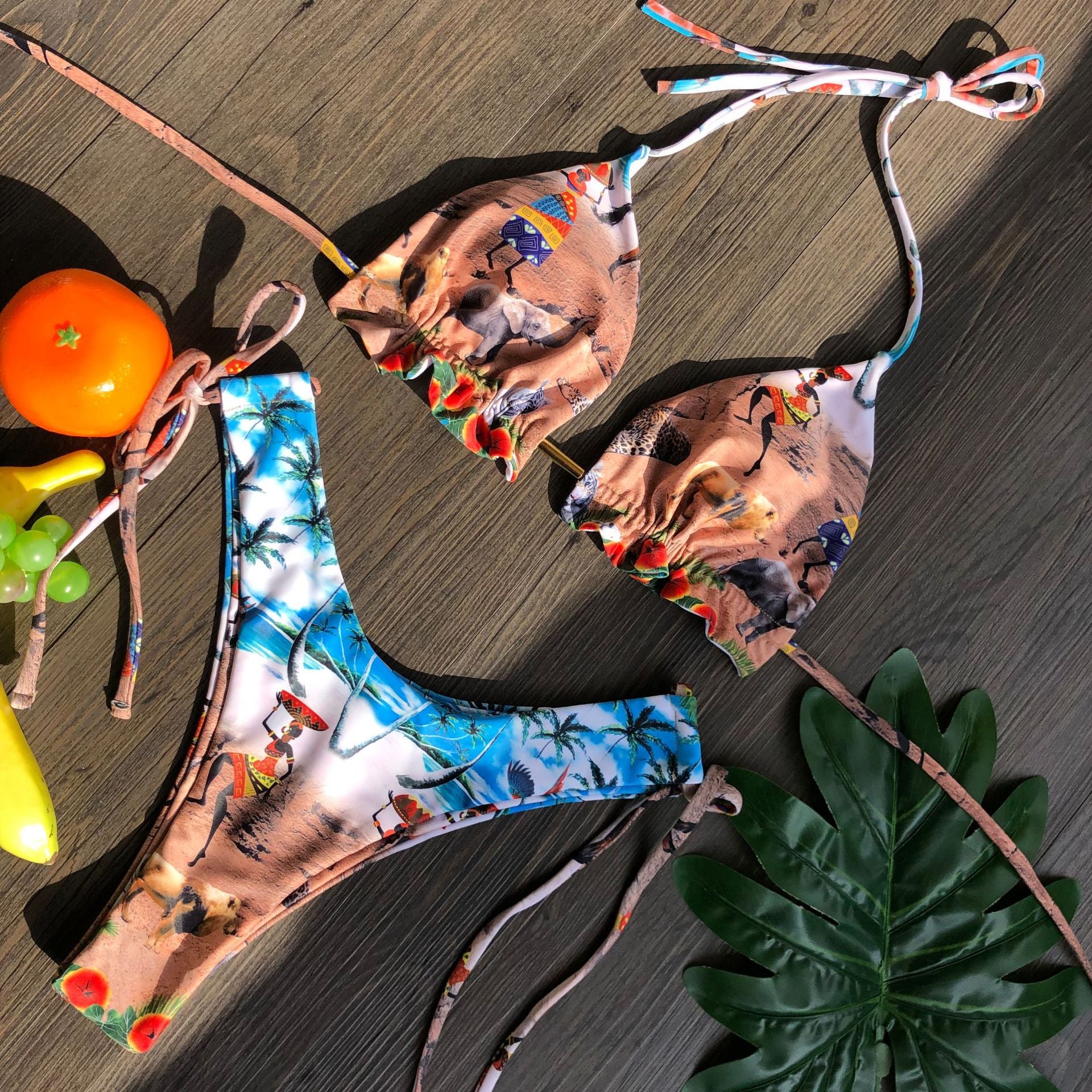 Floral Vintage Swimsuit - Retro One-Piece Bathing Suit for Women