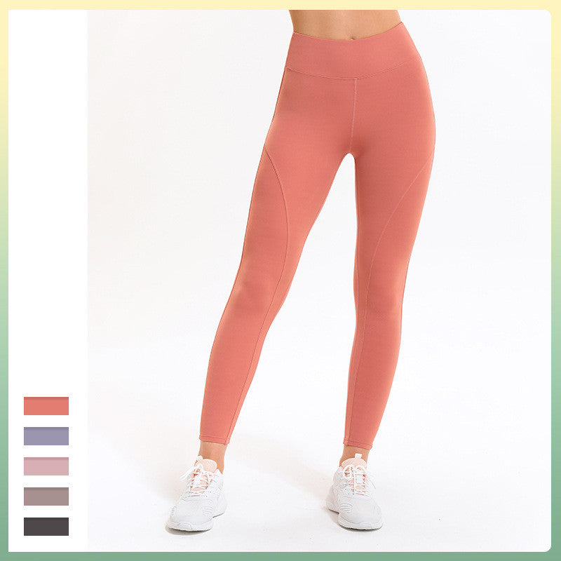 Breathable High-Waisted Yoga Pants - Ideal for Running & Workouts