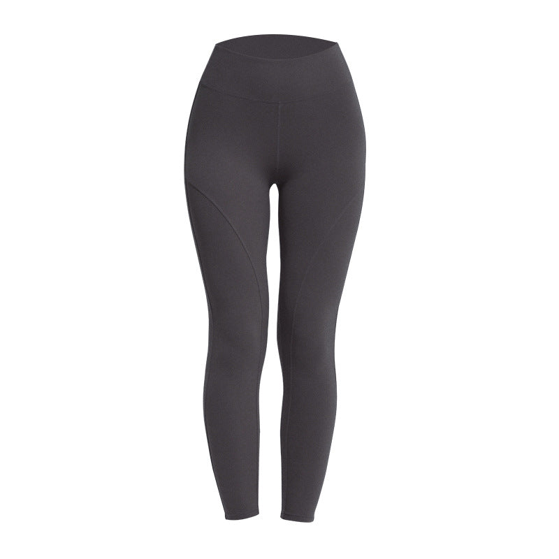 Breathable High-Waisted Yoga Pants - Ideal for Running & Workouts