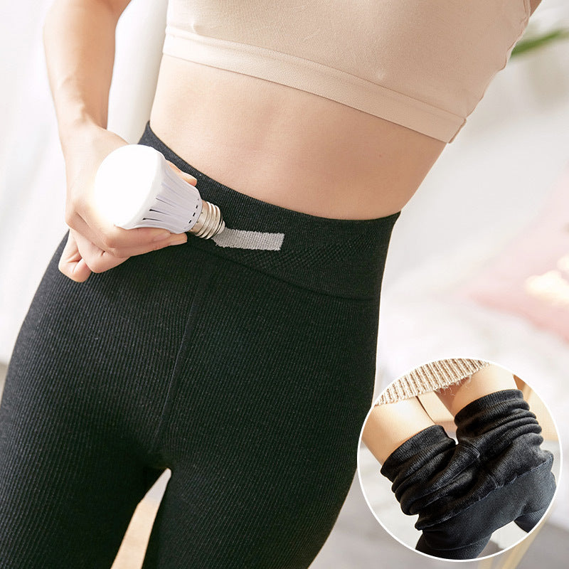 Women's Warm Fleece Thickening Leggings - Cozy Winter Thermal Tights