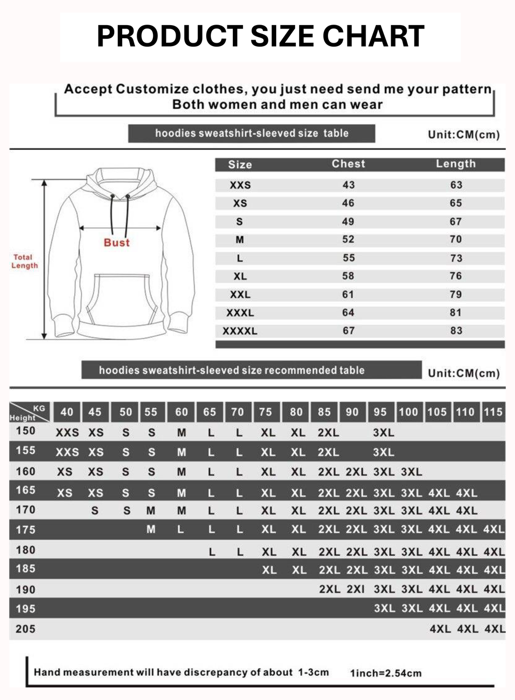 Digital Print Hoodie - Unisex All-Over Polyester Sublimation Pullover Sweatshirt