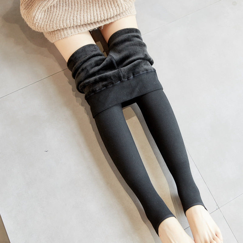 Women's Warm Fleece Thickening Leggings - Cozy Winter Thermal Tights