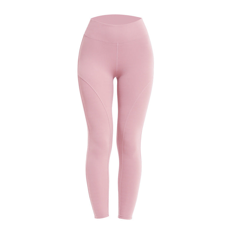 Breathable High-Waisted Yoga Pants - Ideal for Running & Workouts
